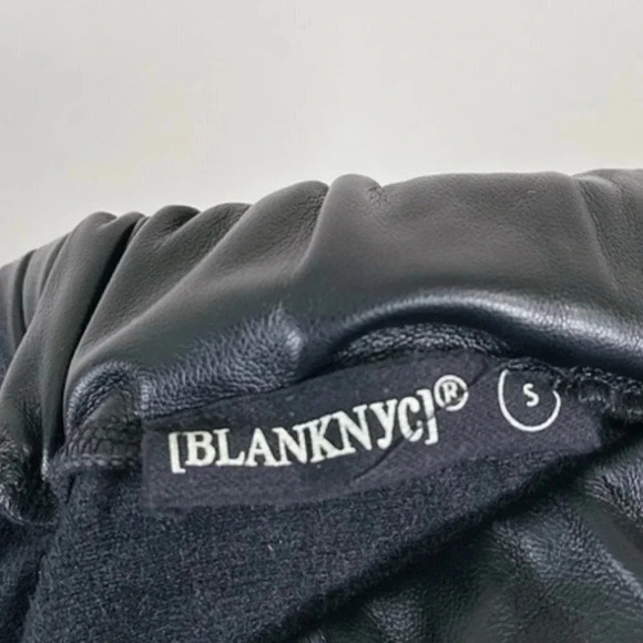 Blank Nyc Elastic Waist Crop Faux Leather  Pants - Picture 9 of 15